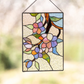 🔥Clearance Sale -🎉Cardinal Stained Glass Window Panel🦜
